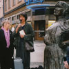 Impressionen Einweihung der zweite Bodenplatte am Denkmal Mina Knallenfalls 2008